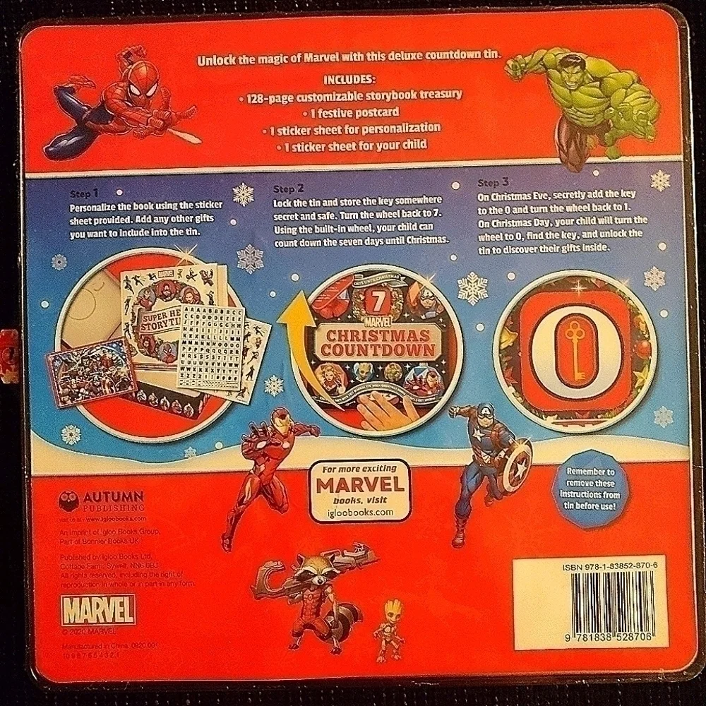 NEW Marvel 7 Days Until Christmas Countdown